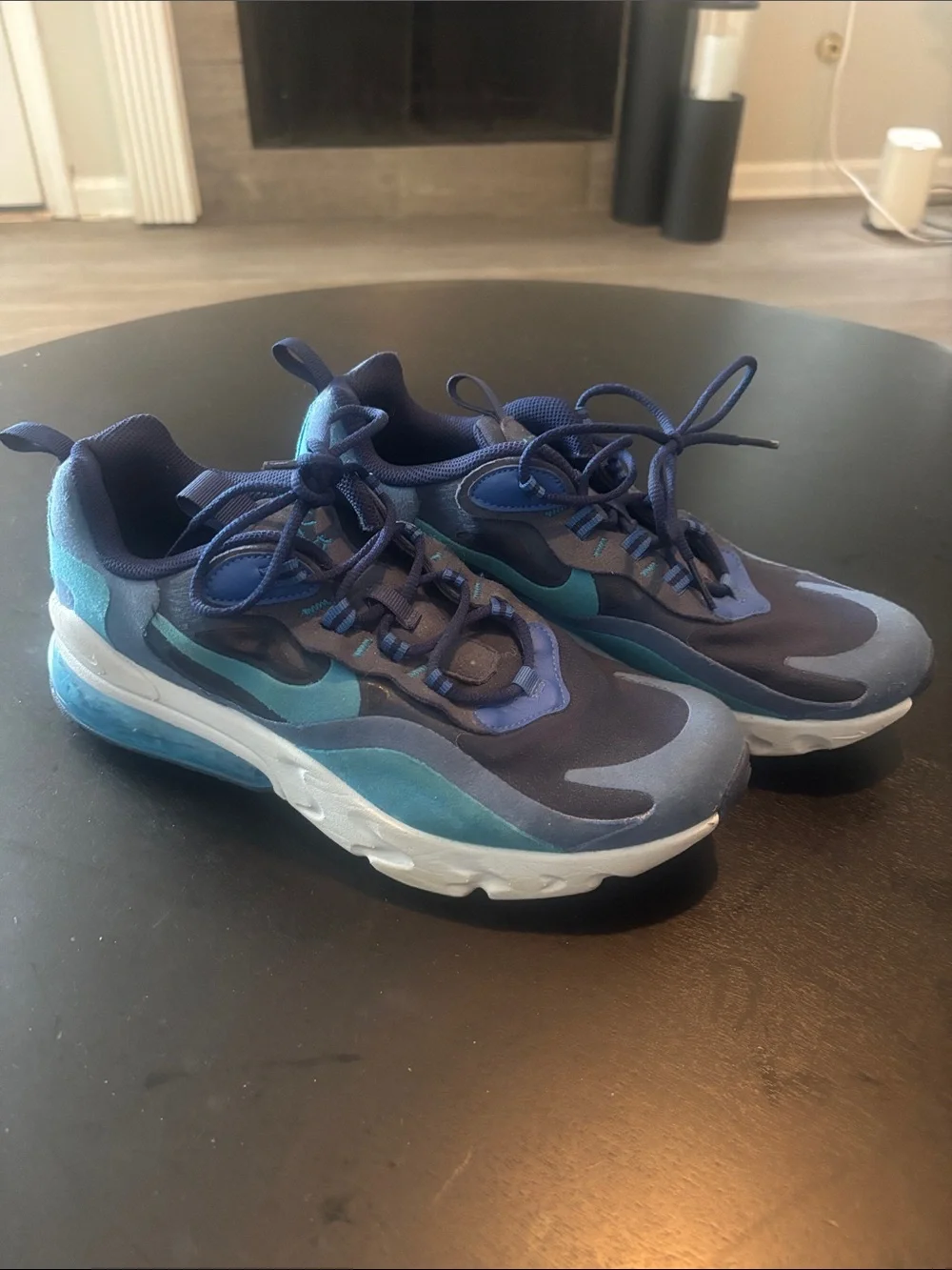 Nike Big Kids Blue and Teal Sneakers